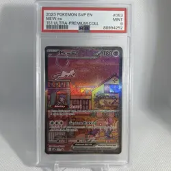 2023 POKEMON SVP EN-SV PROMO 151 ULTRA-PREMIUM COLLECTION #053 MEW EX PSA 9 - Image 1