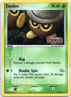 Seedot 60/108 EX Power Keepers - Reverse Holo - Pokemon Card -TCG - Image 1