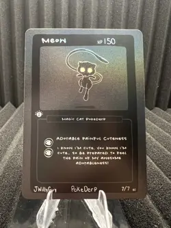 Meow (Mew) 7/7 - 1st Edition Pokederp First Print Fan Art - Pokemon - Image 1