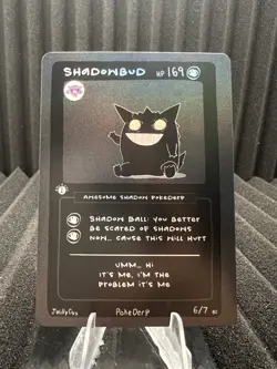 Shadowbud (Gengar) 6/7 - 1st Edition Pokederp First Print Fan Art - Pokemon - Image 1