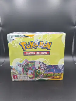 Pokemon TCG Evolving Skies Booster Box 36 Packs Factory Sealed with Acrylic Case - Image 2