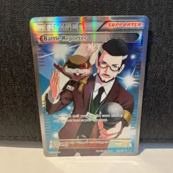 Battle Reporter (109 Full Art) 109/111 XY-Furious Fists Holo Pokemon TCG - Image 1