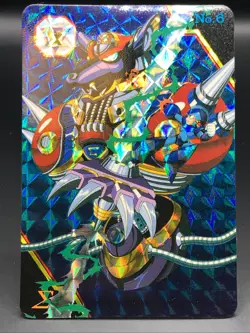 MEGA MAN X CARD DASS TCG CAPCOM BANDAI 1995 JAPAN Rare No.6 F/S - Image 1