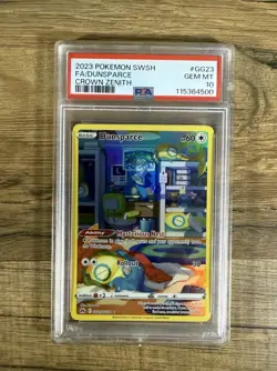Pokemon Cards Dunsparce GG23/GG70 Galarian Gallery Crown Zenith- PSA 10 GEM MINT - Image 1