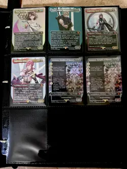 Magic The Gathering Final Fantasy Collector / Player Booster Singles Card Lot - Image 1