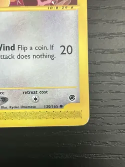 Pokemon TCG Spearow 130/165 Expedition Base Set Regular Vintage Card 2002 LP - Image 5