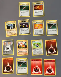 vintage 1st edition base set pokemon cards with holo - lot of 15 cards - Image 3