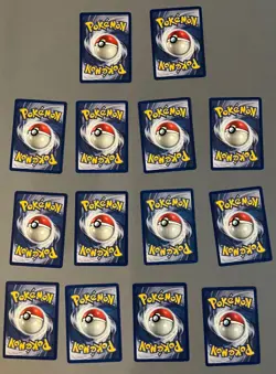 vintage 1st edition base set pokemon cards with holo - lot of 15 cards - Image 4