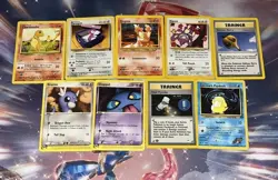 9x Vintage Pokemon Card Lot - E Reader, WOTC, First Edition And More - NM/LP - Image 1
