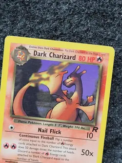 Dark Charizard 21/82 Non Holo Pokemon Card Game 1999-2000 Pokemon WOTC - Image 3