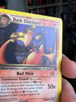 Dark Charizard 21/82 Non Holo Pokemon Card Game 1999-2000 Pokemon WOTC - Image 3
