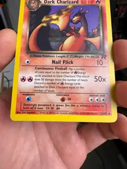 Dark Charizard 21/82 Non Holo Pokemon Card Game 1999-2000 Pokemon WOTC - Image 5