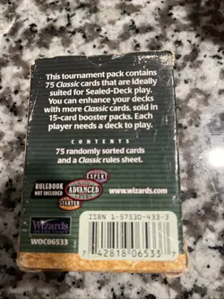 Magic the gathering Classic Sixth Edition 75 Card New Tournament Deck (RG) - Image 2