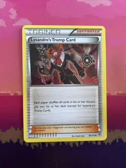 Pokemon Card Lysandre's Trump Card Phantom Forces Uncommon 99/119 Near Mint - Image 1
