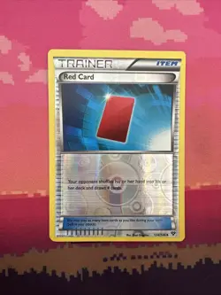 Pokemon Card Red Card XY Base Set Reverse Holo 124/146 Near Mint - Image 1