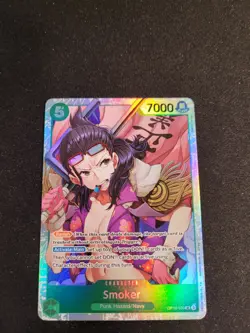 Smoker (030) OP10-030 English SR Royal Blood One Piece Card Game - Image 1