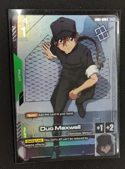 Duo Maxwell Alternate Art Winner Foil - GD01-090 R+ NM - Gundam TCG Card Game - Image 1