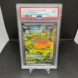 PSA 9 Charizard V SWSH260 Promo Ultra Premium Collection Pokemon Card 2022 - Image 4