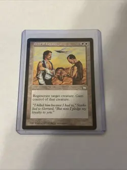 MTG Magic the Gathering Card Debt Of Loyalty LP - Image 1