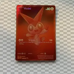 Pokemon Red Victini English White Flare Card #172/086 Pack fresh! - Image 1
