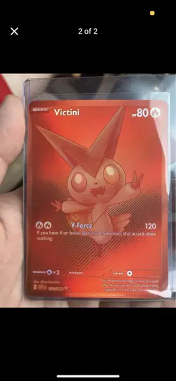 Pokemon Red Victini English White Flare Card #172/086 Pack fresh! - Image 4