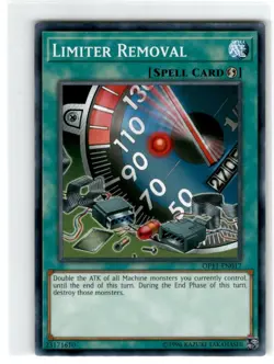 Yu-Gi-Oh! Limiter Removal Common OP11-EN017 Lightly Played Unlimited - Image 1