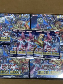 5x Yugioh Genesis Impact Sealed Booster Packs 1st Edition GEIM 🔥 - Image 1