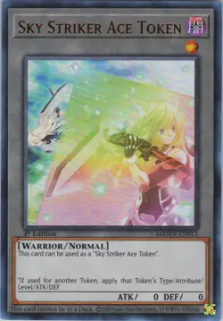 Token: Sky Striker Ace NM (#3) MAMA 1st Magnificent Mavens Yugioh - Image 1