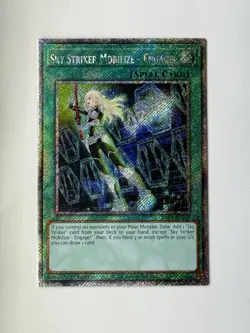 Sky Striker Mobilize - Engage! RA03-EN269 Platinum Secret Rare 1st Edition Mint - Image 2