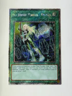 Sky Striker Mobilize - Engage! RA03-EN269 Platinum Secret Rare 1st Edition Mint - Image 3