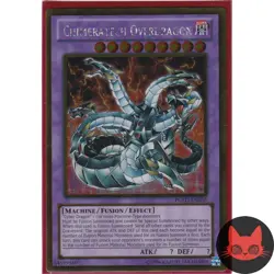 Yugioh Chimeratech Overdragon PGLD-EN056 Gold Rare NM - Image 1
