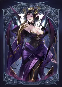 Demon Lord Lilith Mana Moon Amanda Lapalme Sleeves New Sealed X70 Yugioh TCG - Image 1
