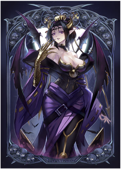 Demon Lord Lilith Mana Moon Amanda Lapalme Sleeves New Sealed X70 Yugioh TCG - Image 2