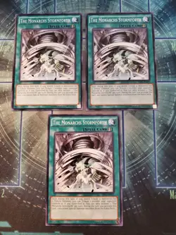 Yugioh - The Monarchs Stormforth SR01-EN027 NM Unlimited Common x3 - Image 1