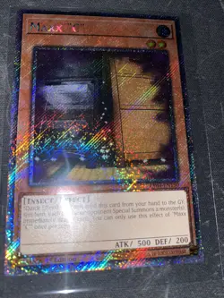 Yu-Gi-Oh! Maxx "C" RA04-EN150 Platinum Secret Rare 1st Edition NM - Image 1