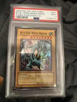 2004 Yu-Gi-Oh! Blue-Eyes White Dragon SKE-001 PSA 9 Starter Deck Kaiba Evolution - Image 1