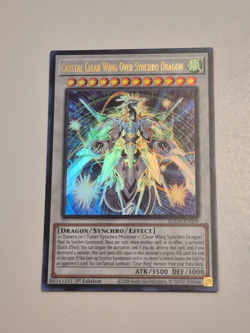Yu-Gi-Oh! Crystal Clear Wing Over Synchro Dragon SUDA-EN039 - Ultra Rare - NM - Image 1