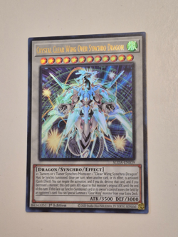 Yu-Gi-Oh! Crystal Clear Wing Over Synchro Dragon SUDA-EN039 - Ultra Rare - NM - Image 2