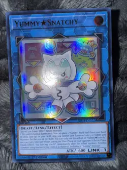 Yu-Gi-Oh! Yummy Snatchy - JUSH-EN022 - Ultra Rare - NEAR MINT! - Image 1