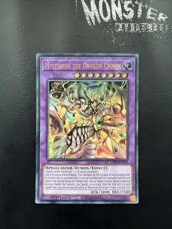 YUGIOH MYSTERION THE DRAGON CROWN ULTRA RARE LIOV-EN034 1ST EDITION - Image 1