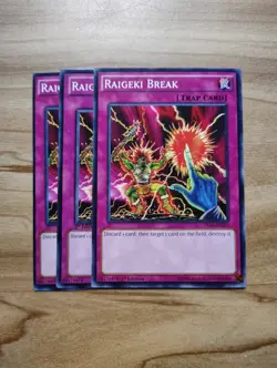 Yu-Gi-Oh - Raigeki Break 3X - Full Playset - Image 1