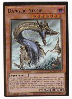 Danger! Nessie! MGED-EN019 1st Edition Gold Rare - Image 1
