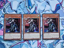 Chamber Dragonmaid 1st Edition Ultra Rare RA04 Yugioh Card PLAYSET - Image 1