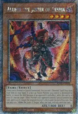Yugioh! Aluber the Jester of Despia - RA02-EN016 - Platinum Secret Rare - 1st Ed - Image 1