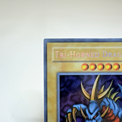 Yugioh Tri-Horned Dragon LOB-000 1st Edition Secret Rare Holo AE - VLP-NM 💎 - Image 3
