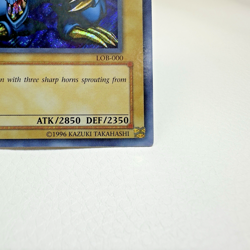 Yugioh Tri-Horned Dragon LOB-000 1st Edition Secret Rare Holo AE - VLP-NM 💎 - Image 5