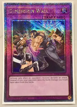 Dimension Wall 1st Edition Quarter Century Secret Rare RA04-EN127 Yu-Gi-Oh! - Image 1