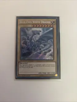 Yu-Gi-Oh Blue-Eyes White Dragon 1st Edition Secret Rare Card MVP1-ENS55 - Image 1