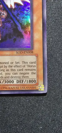 Yu-Gi-Oh! TCG Horus the Black Flame Dragon LV8 Soul of the Duelist SOD-EN008 1st - Image 2