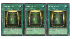 Yugioh- 3X Book of Life - Common - Unlimited - SD2-EN021 - Light Play - Image 1